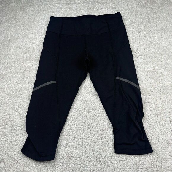 Lululemon Black Crop Capri Legging - Picture 1 of 9